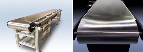 Thin steel belt system - Steel belt conveyor