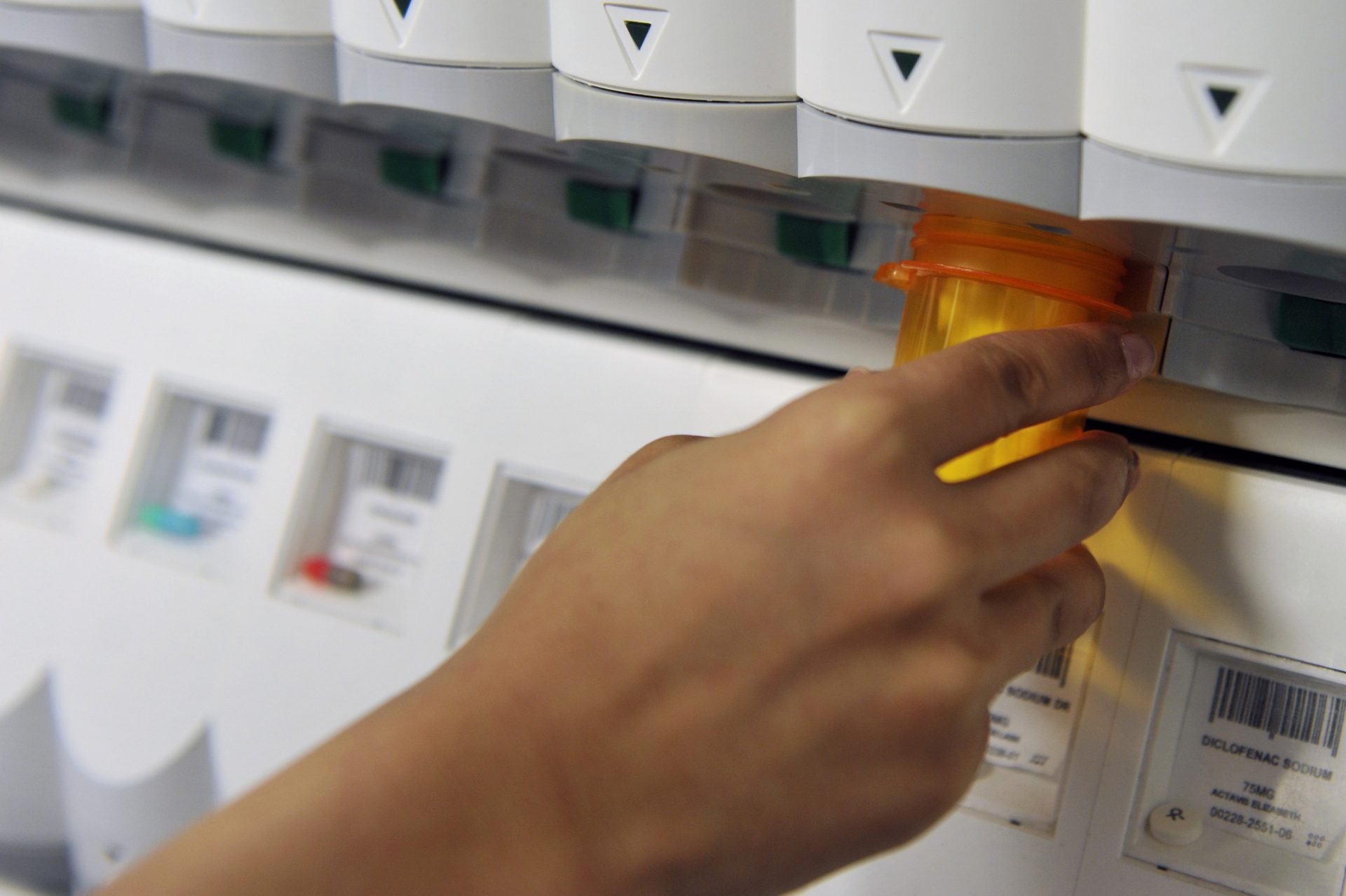 Secure Automated Pill Dispenser Cabinet