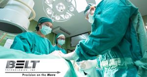 Picture of surgeons in a hospital for blog about National Hospital Week 2021