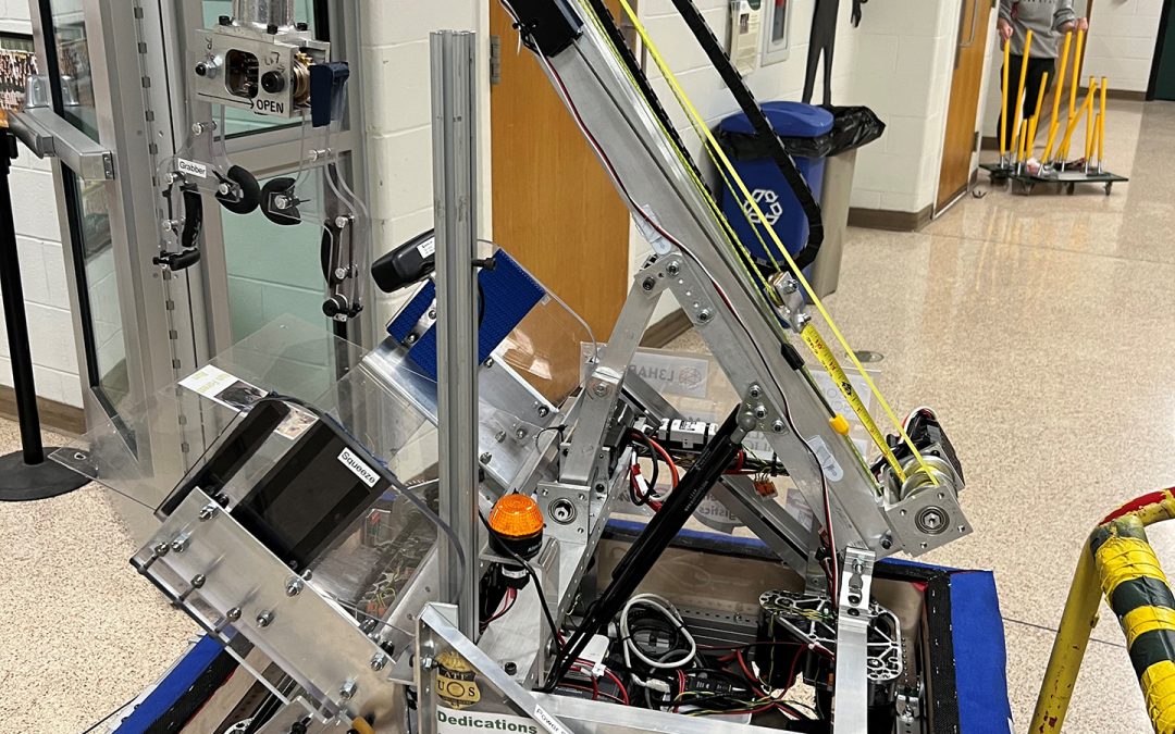 Belt Technologies gives an assist to a high school robotics team